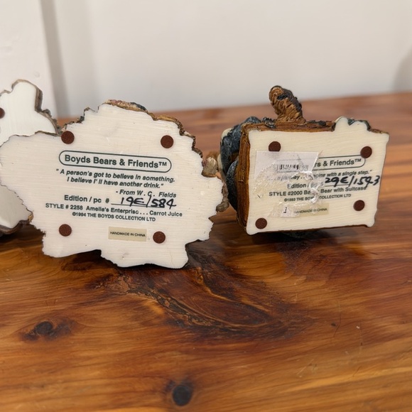 NIB Vtg 90's Boyds Bears Figurines Lot of 4 Bailey Daphne Velma Amelia - Picture 12 of 12